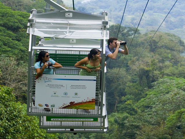 Skytram near Arenal Costa Rica