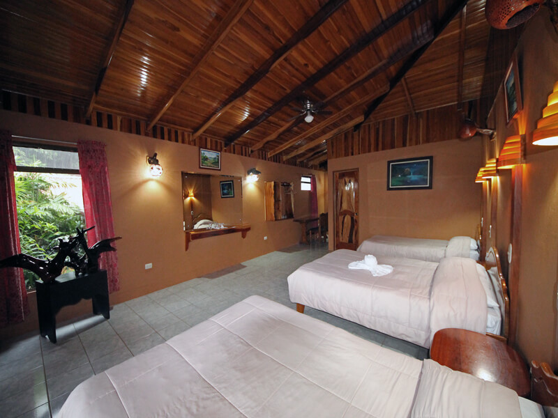 Bedroom at Rustic Lodge