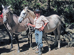 Marvin and his horses Monteverde Costa Rica