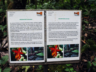 Information Posts on Santa Elena Trails